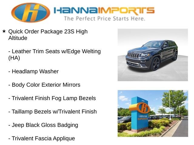 2015 Jeep Grand Cherokee High Altitude