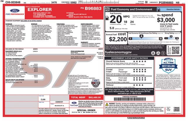 2023 Ford Explorer ST