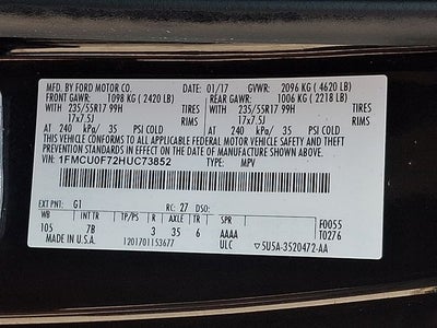 2017 Ford Escape S