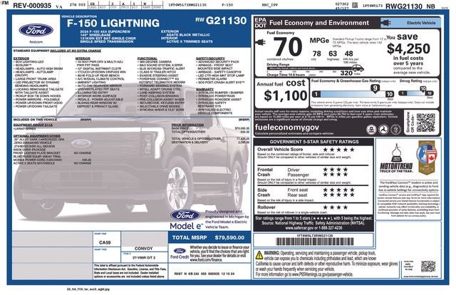 2024 Ford F-150 Lightning Lariat
