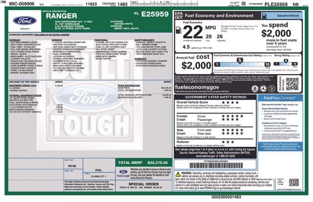 2023 Ford Ranger XL