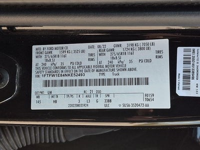 2022 Ford F-150 Lariat