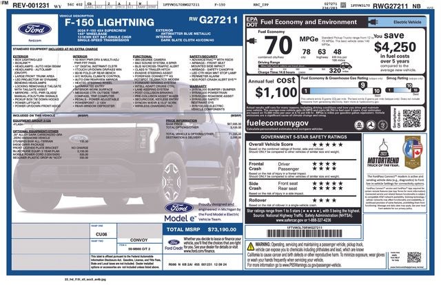 2024 Ford F-150 Lightning Flash