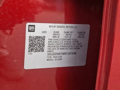 2024 Chevrolet Malibu LT 1LT