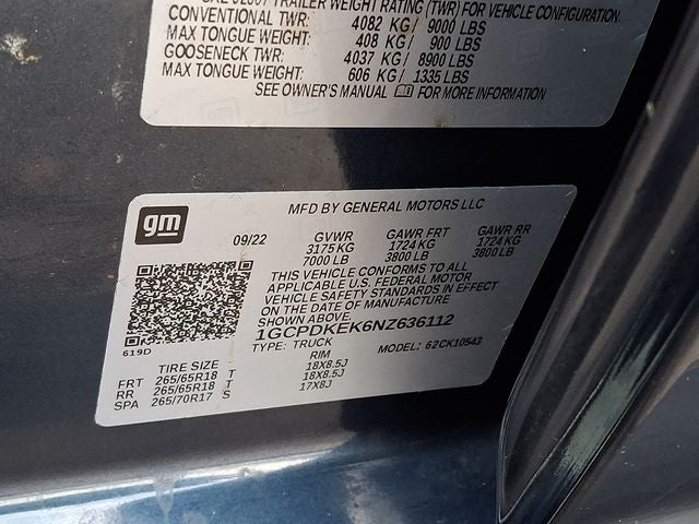 2022 Chevrolet Silverado 1500 LT