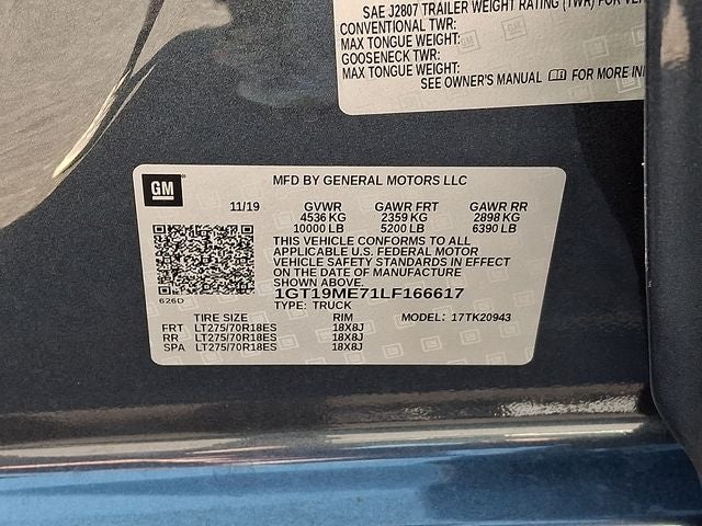 2020 GMC Sierra 2500HD SLE