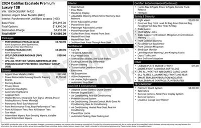 2024 Cadillac Escalade Premium Luxury