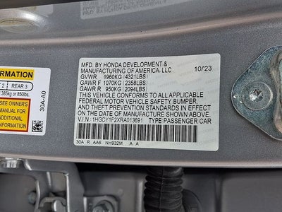 2024 Honda Accord LX