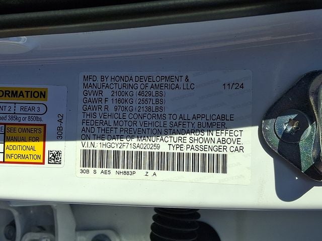 2025 Honda Accord Hybrid Sport-L