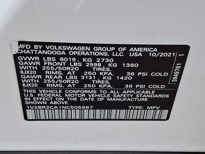 2022 Volkswagen Atlas SEL