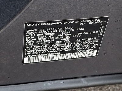 2024 Volkswagen Atlas 2.0T SE w/Technology