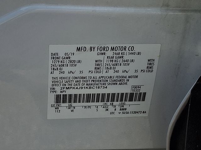 2019 Ford Edge SEL