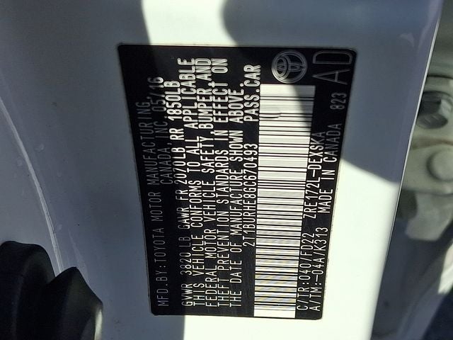 2016 Toyota Corolla S