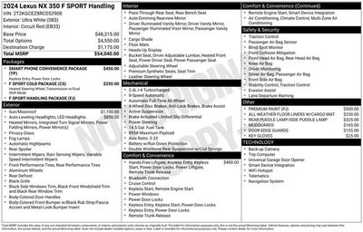 2024 Lexus NX 350 F SPORT Handling