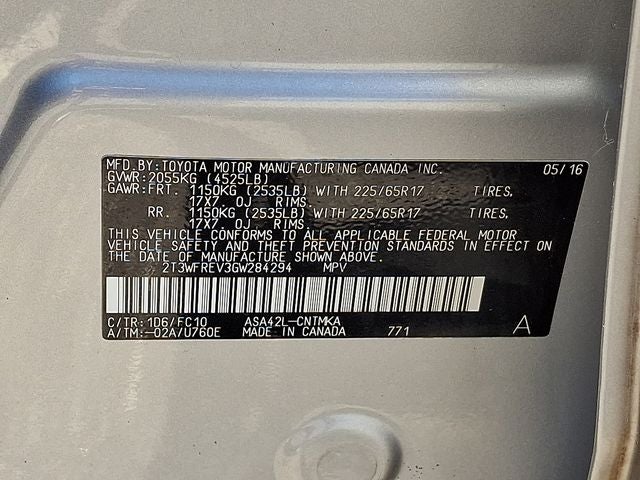 2016 Toyota RAV4 XLE
