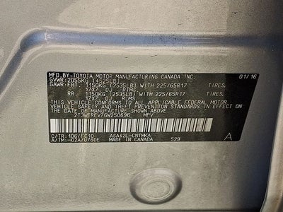 2016 Toyota RAV4 XLE