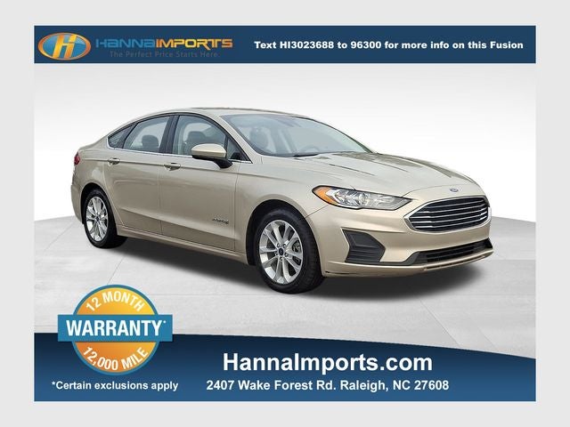 2019 Ford Fusion Hybrid SE