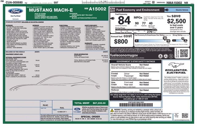 2022 Ford Mustang Mach-E GT
