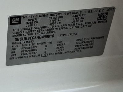 2017 Chevrolet Silverado 1500 LTZ 2LZ