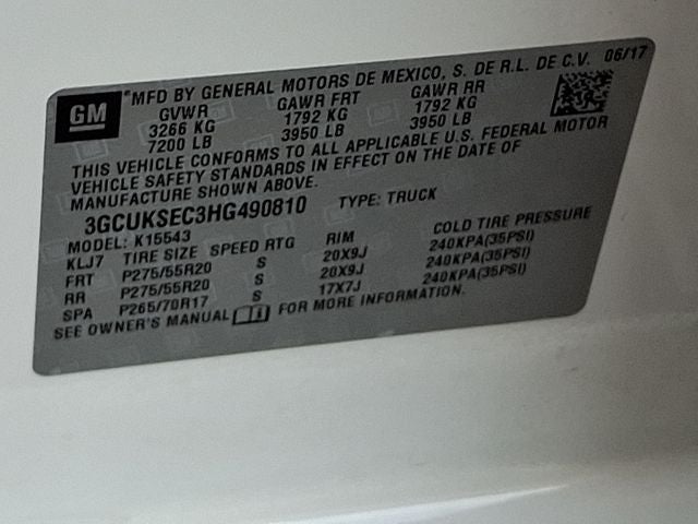 2017 Chevrolet Silverado 1500 LTZ 2LZ