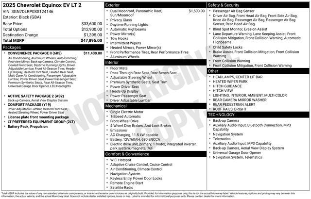 2025 Chevrolet Equinox EV LT