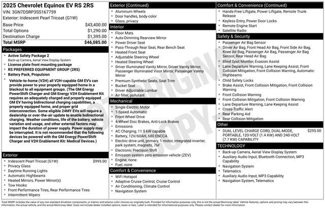 2025 Chevrolet Equinox EV RS