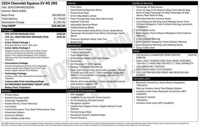 2024 Chevrolet Equinox EV RS