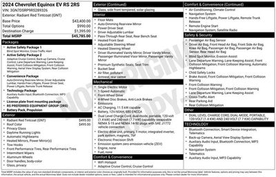 2024 Chevrolet Equinox EV RS
