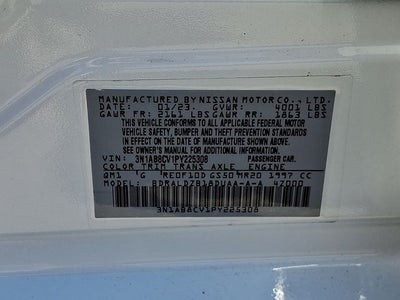 2023 Nissan Sentra SV