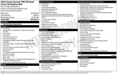 2024 Toyota Tacoma TRD Off-Road