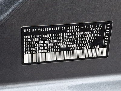 2024 Volkswagen Jetta 1.5T SE