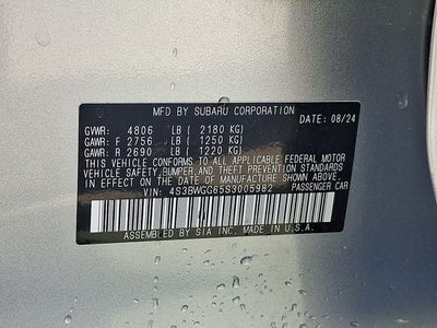 2025 Subaru Legacy Sport