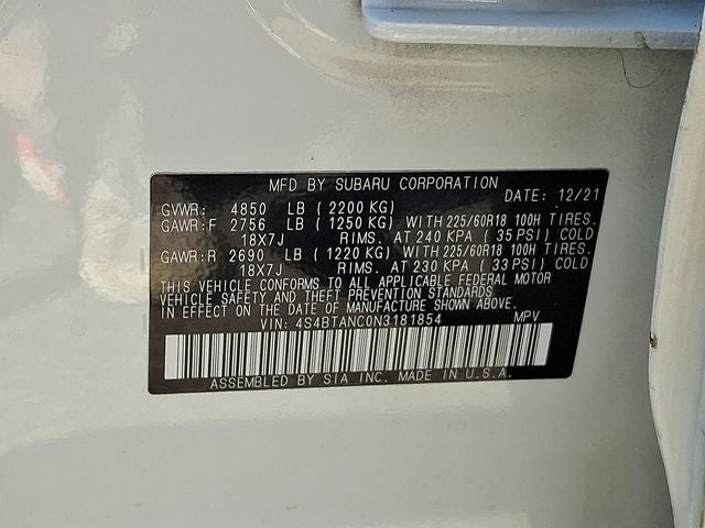 2022 Subaru Outback Limited