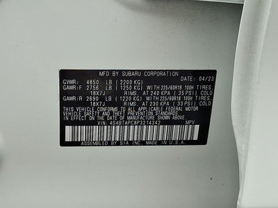 2023 Subaru Outback Touring