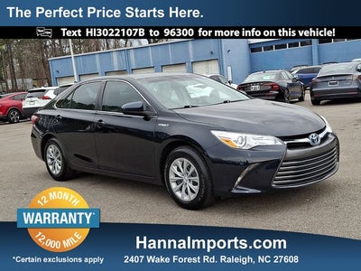 2017 Toyota Camry Hybrid LE