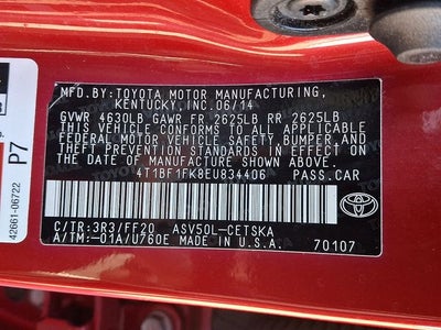 2014 Toyota Camry SE