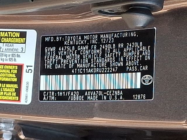 2024 Toyota Camry LE