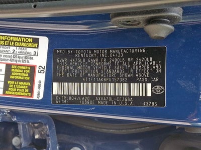 2023 Toyota Camry XLE