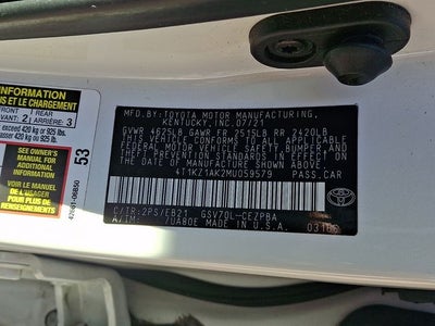 2021 Toyota Camry TRD V6