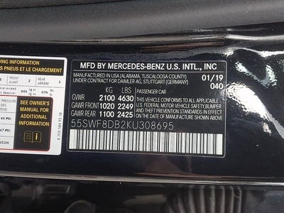 2019 Mercedes-Benz C-Class C 300