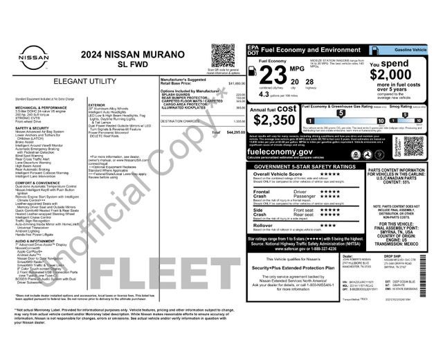 2024 Nissan Murano SL