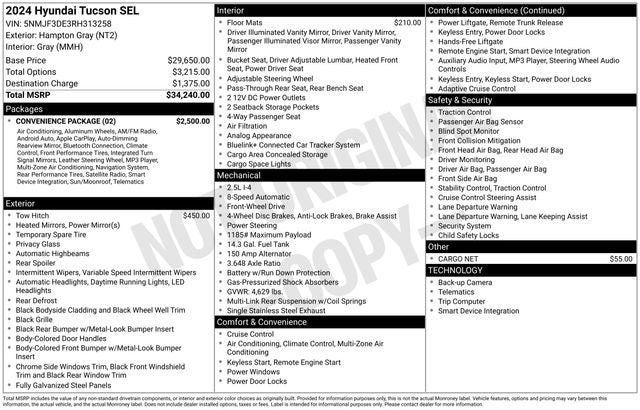 2024 Hyundai Tucson SEL