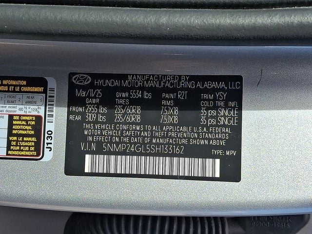 2025 Hyundai Santa Fe SEL