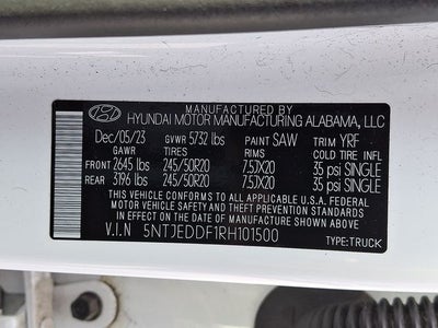 2024 Hyundai Santa Cruz Limited