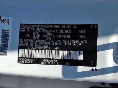 2024 Toyota Grand Highlander Platinum