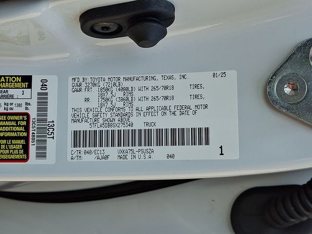 2025 Toyota Tundra SR5