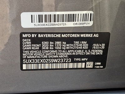 2025 BMW X6 xDrive40i