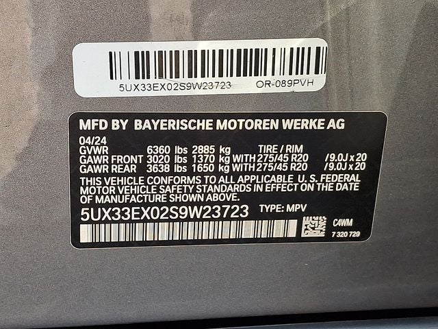 2025 BMW X6 xDrive40i