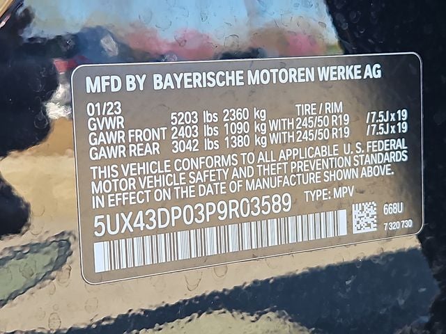 2023 BMW X3 sDrive30i