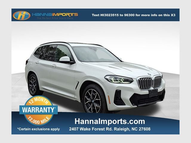 2023 BMW X3 xDrive30i